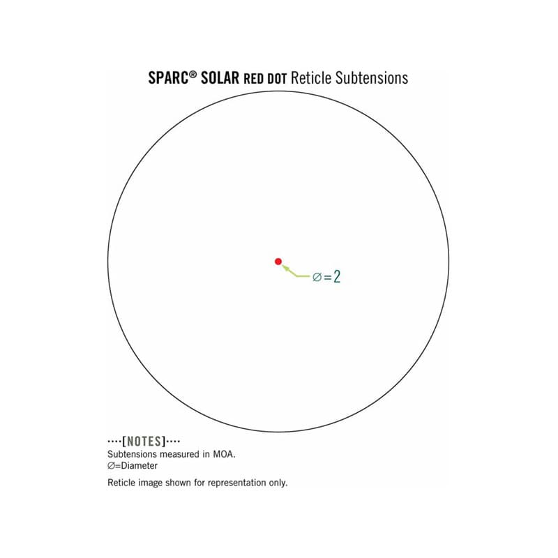 Vortex Sparc Solar Red Dot 2 MOA