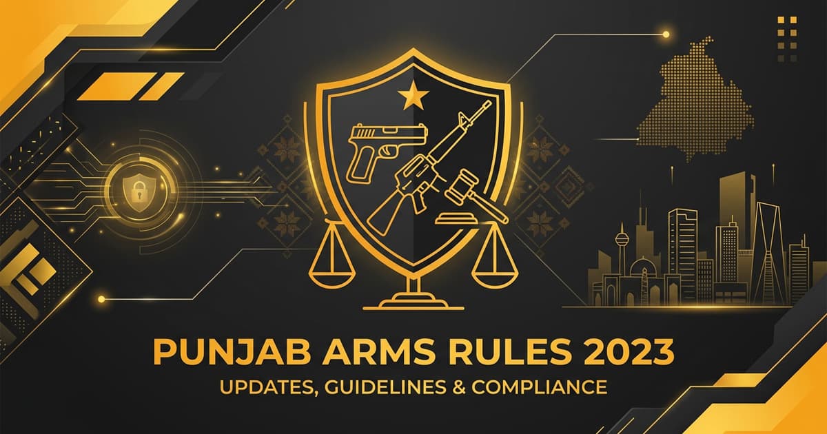 Understanding the Punjab Arms Rules 2023